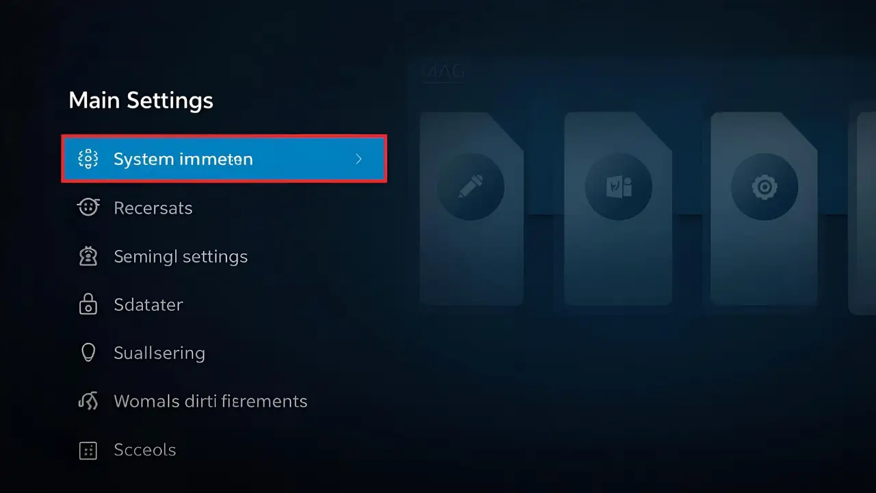 Setup IPTV on MAG Box